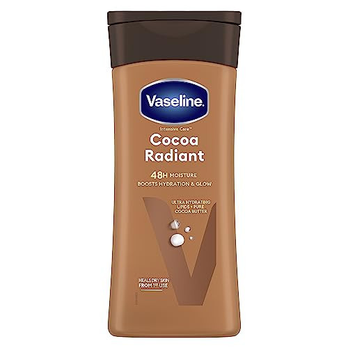 Vaseline Intensive Care Cocoa Radiant Body Lotion with ultra-hydrating lipids and pure cocoa butter for dry skin 200 ml | Amazon (UK)
