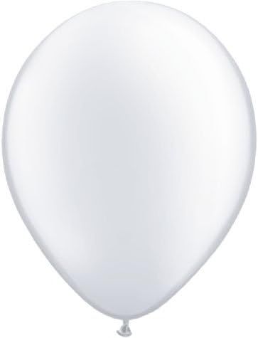 Qualatex 16" White Pearlized Latex Balloons (50ct) | Amazon (US)