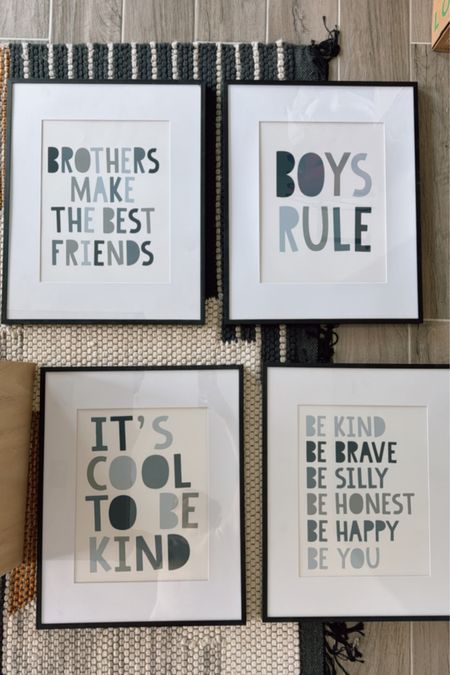 Can’t wait to hang these in the playroom! 

Frames are 16x20 matted to 11x14 and the prints are 12x16 

#LTKkids #LTKhome #LTKbaby