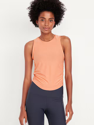 CloudMotion Ruched Tank Top | Old Navy (US)