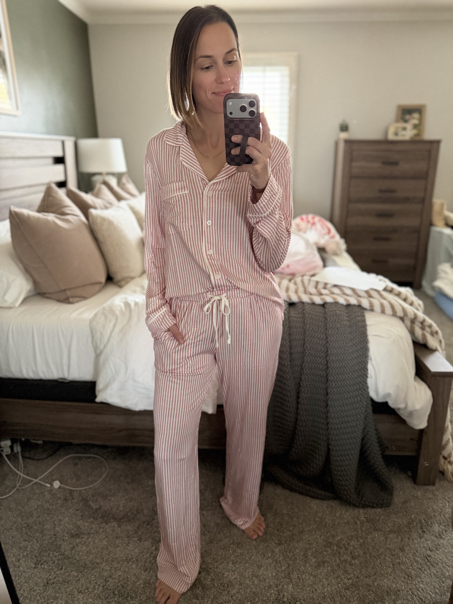 Grabbed these pjs this week while they were on sale at Target. They are incredibly soft and so cute! Honestly might get another print because these will be worn on the regular from here on out 🤌🏻

#LTKFindsUnder50 #LTKHoliday #LTKGiftGuide