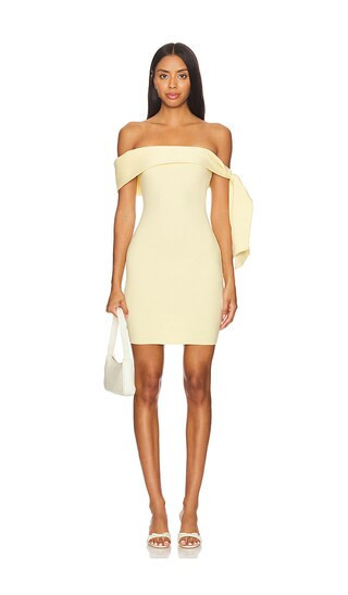 SNDYS Jaymes Mini Dress in Yellow. - size L | Revolve Clothing (Global)