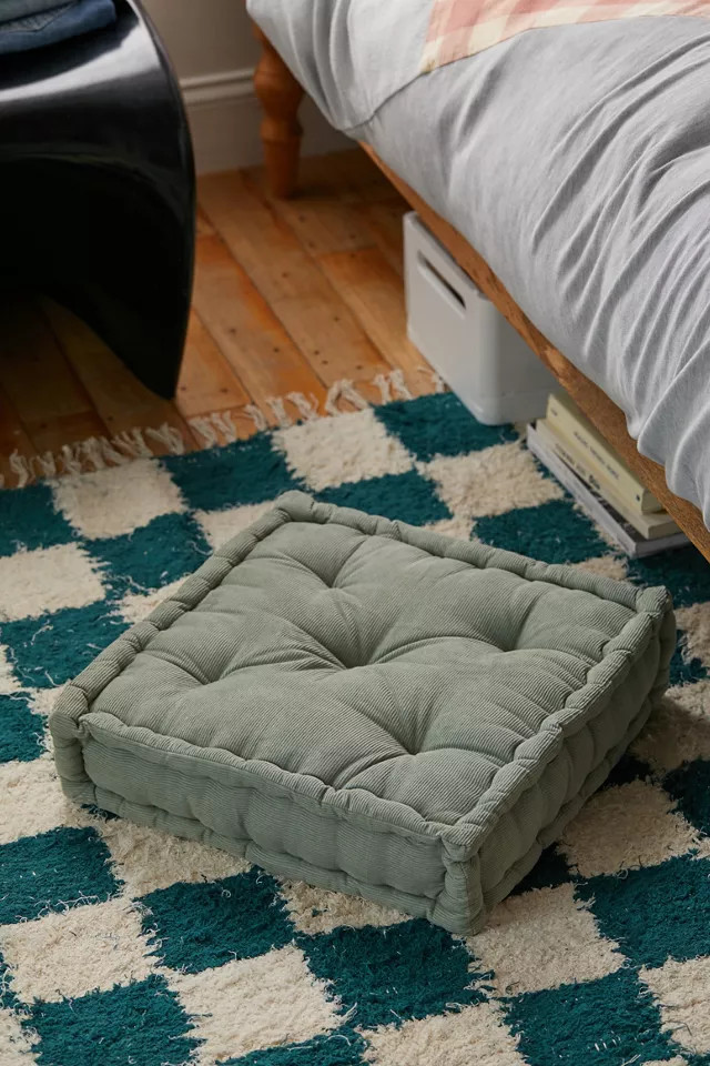 Washed Corduroy Floor Pillow | Urban Outfitters (US and RoW)