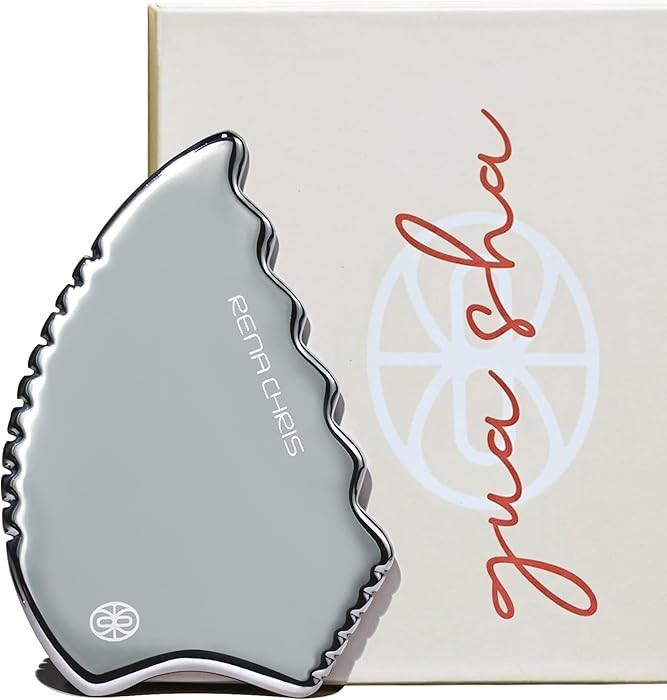 Rena Chris Gua Sha Facial Tools, Stainless Steel Guasha, Manual Massage Sticks for Jawline Sculpt... | Amazon (US)