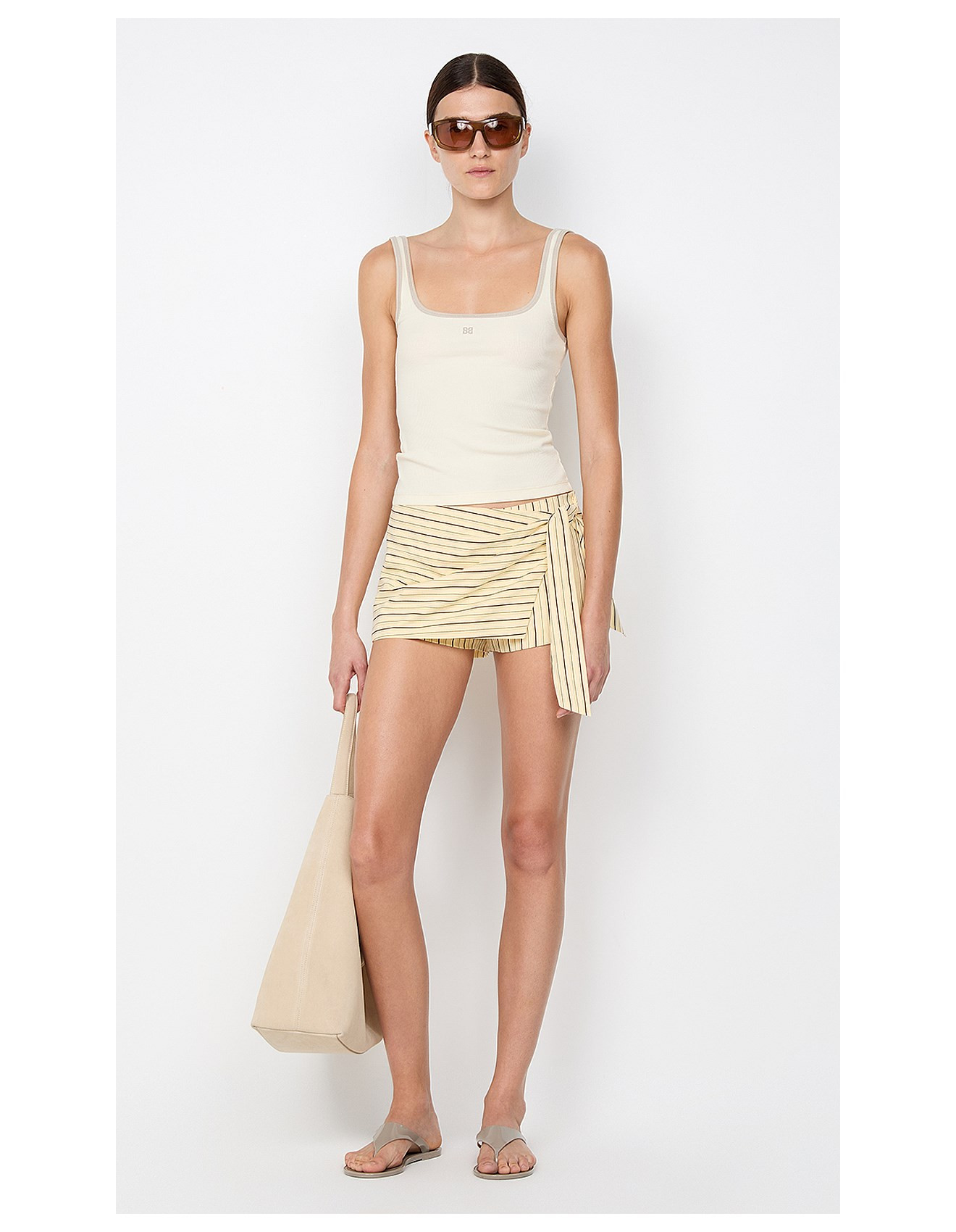 LANA SQUARE NECK TANK | David Jones (Australia & New Zealand)