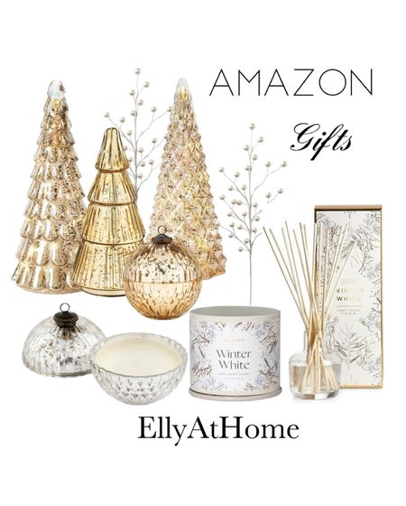 Beautiful holiday, Christmas gift ideas! Shop Ilume candles, diffuser, marble cheese board and coasters, mercury Christmas trees. Gifts for hosts, couple, new home, her. Amazon home, free shipping. 

#LTKhome #LTKGiftGuide #LTKHoliday