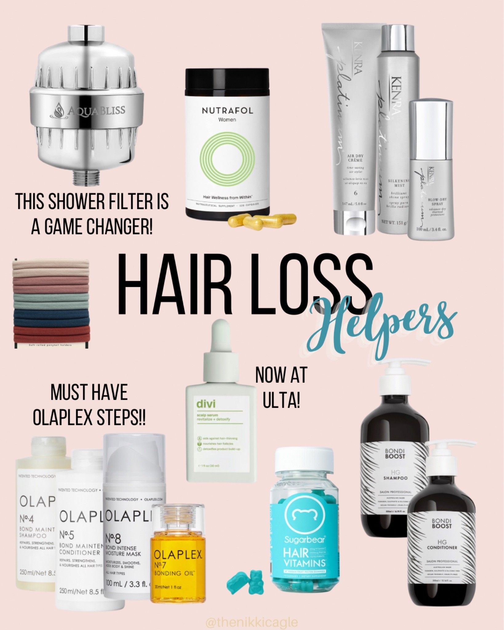 Hair loss helpers!! Everything I’m using to nurse my hair back to health after COVID hair loss and dealing with hypothyroidism, postpartum, hard water, and stress. 

Beauty products. Hair products. Hair growth. Ulta  

#LTKunder100 #LTKbeauty #LTKstyletip