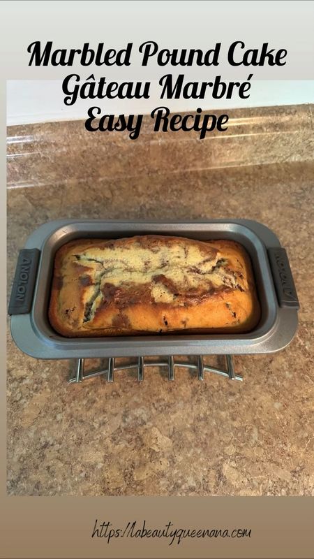 Marble Pound Cake 
Gâteau Marbré 
Easy Recipe

Fun baking activity for the family 

2/3 cup unsalted soft butter (150 g) (1 1/4 sticks)
1 cup sugar (300 g)
Nutmeg 
4 large eggs
3/4 cup milk (180 ml)
2 cups all purpose flour (300 g)
2 tsp baking powder
pinch of salt
3 tbsp unsweetened cocoa powder 

- Bake at 350 F/180 C for about 50-55 minutes or use a skewer

#marblepoundcake #zebrapoundcake #poundcake
#gateaumarbre #bakingvideo 

Music credit - krys M

#LTKkids #LTKfamily #LTKhome