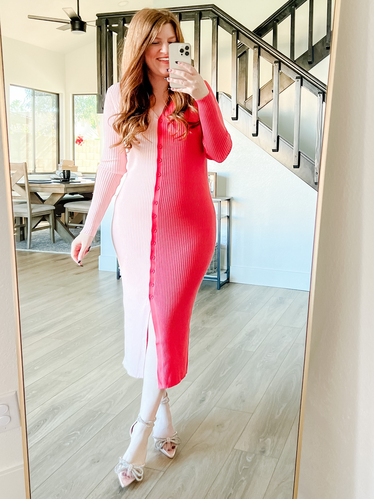 Valentine’s Day dress from amazon wearing size large. Pink dress. Sweater dress. Date night outfit. 

#LTKunder50 #LTKstyletip #LTKSeasonal