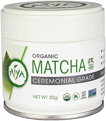 Aiya Organic Ceremonial Matcha Tea (30g tin) | Amazon (US)