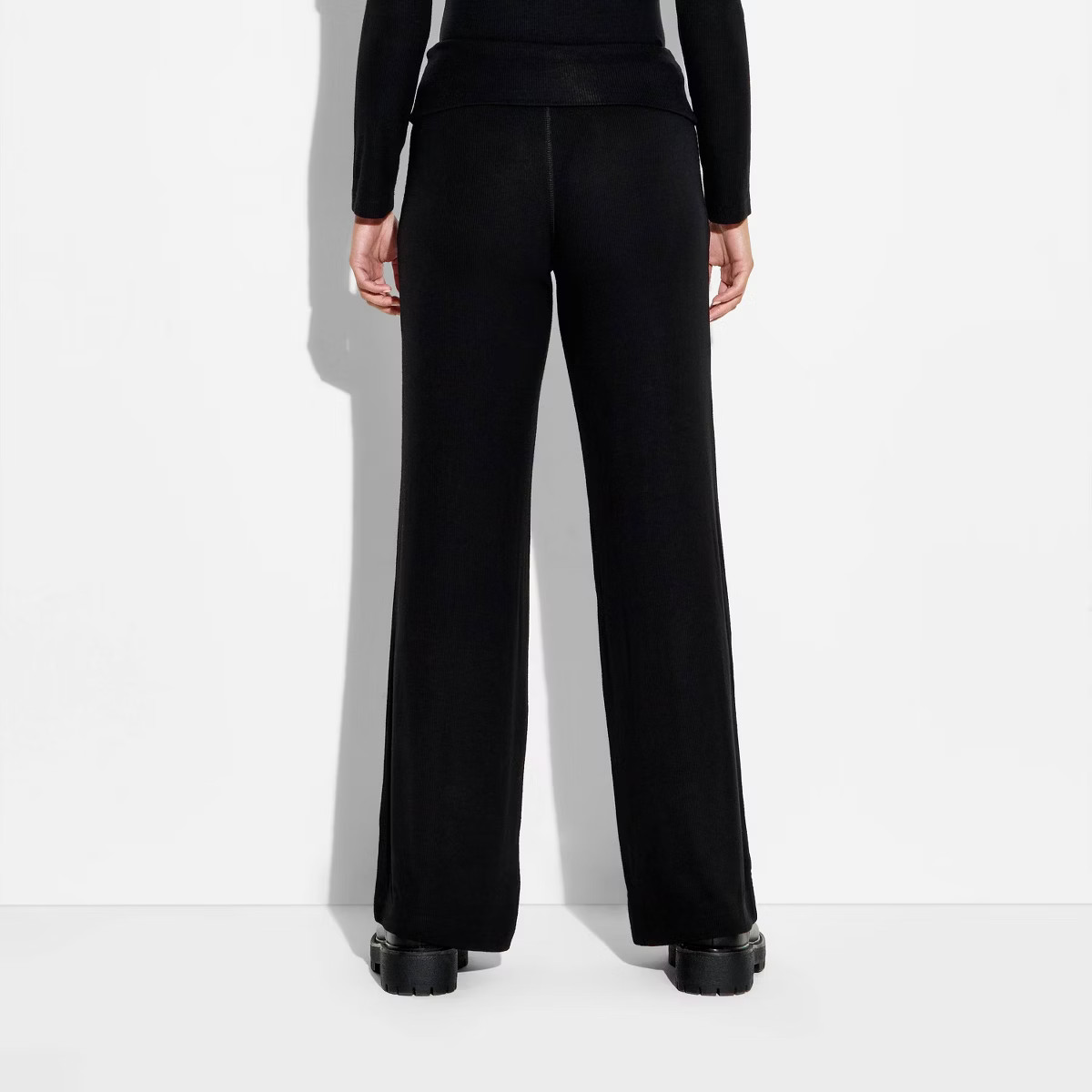 Women's Mid-Rise Wide Leg Cozy Pull-On Pants - Wild Fable™ | Target