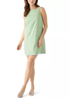 Women's Sleeveless Scallop Shift Dress | Belk