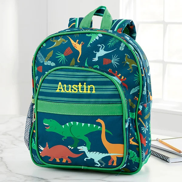 Dino Embroidered Classic Backpack | Personalization Mall