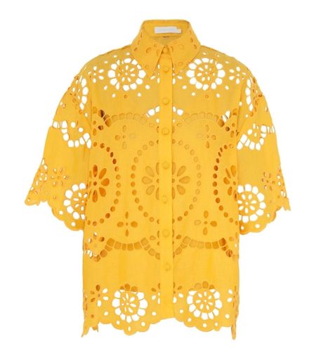 Zimmermann POP EMBROIDERED SHIRT

The Pop Embroidered Shirt in Mango from our Summer Swim 2024 Collection. A linen embroidered shirt featuring scalloped sleeves and hemline, finished with buttons down the centre front and a classic collar

#LTKStyleTip #LTKSwim #LTKParties