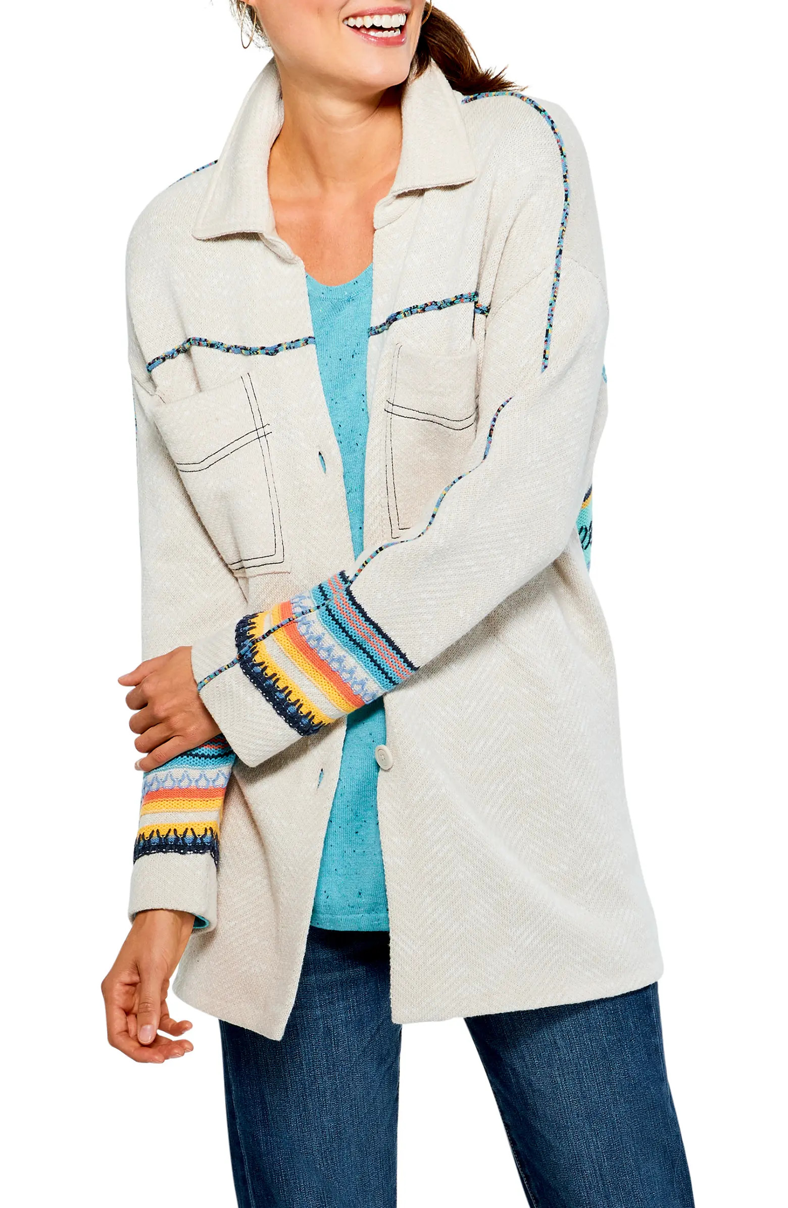 NIC+ZOE Back to Back Sweater Jacket | Nordstrom | Nordstrom