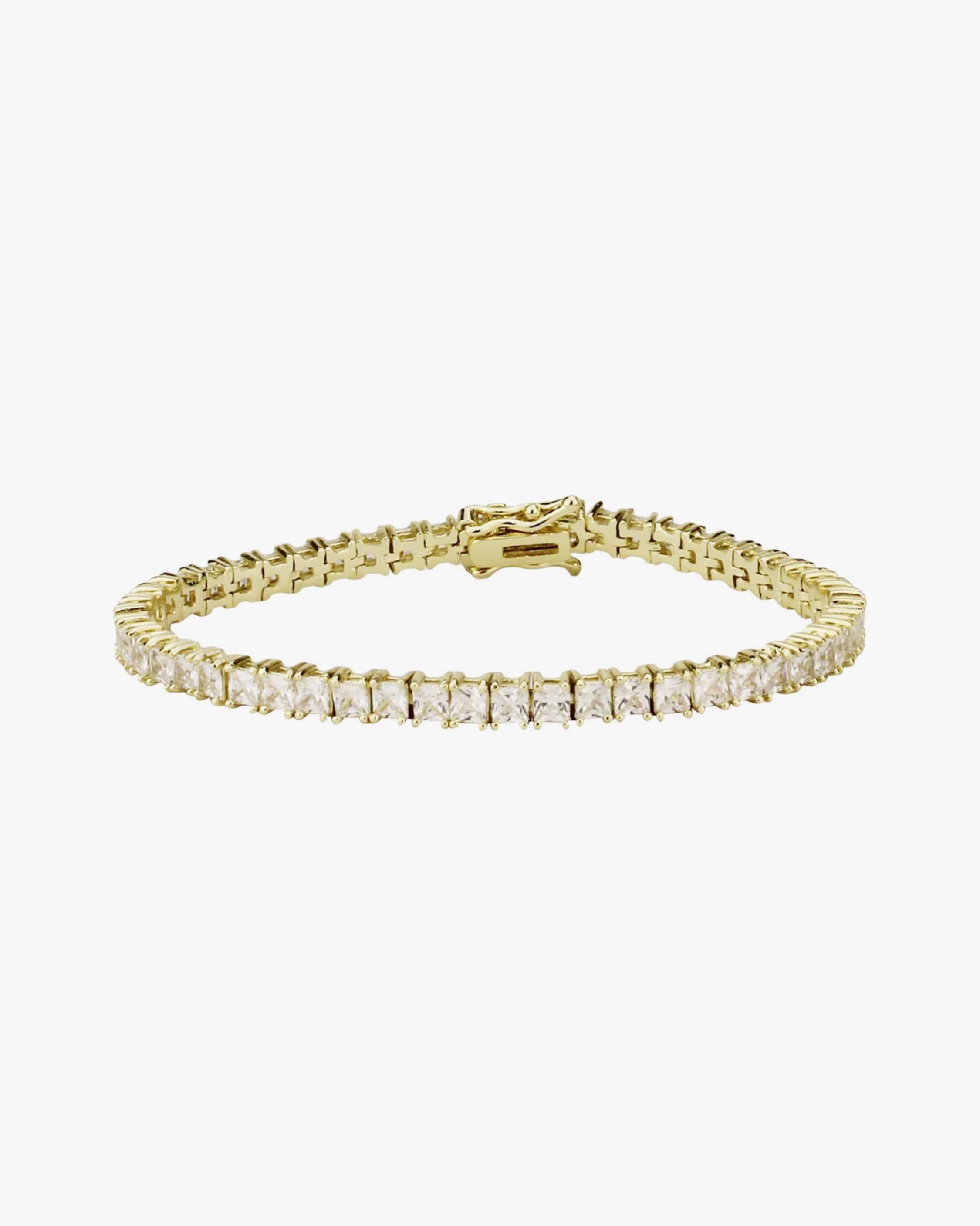 Large Square Tennis Bracelet | Olivela