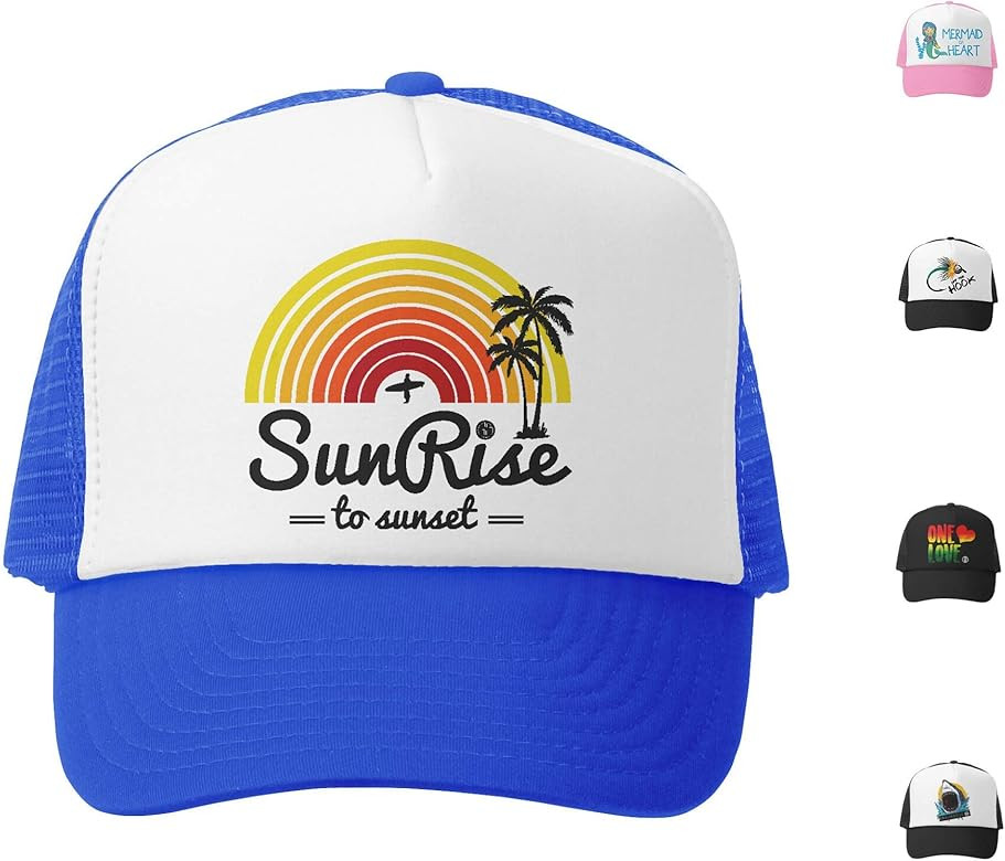 Grom Squad - Kids Trucker Hat - Mesh Adjustable Baseball Cap for Boys - Baby, Toddler, School-Age Si | Amazon (US)