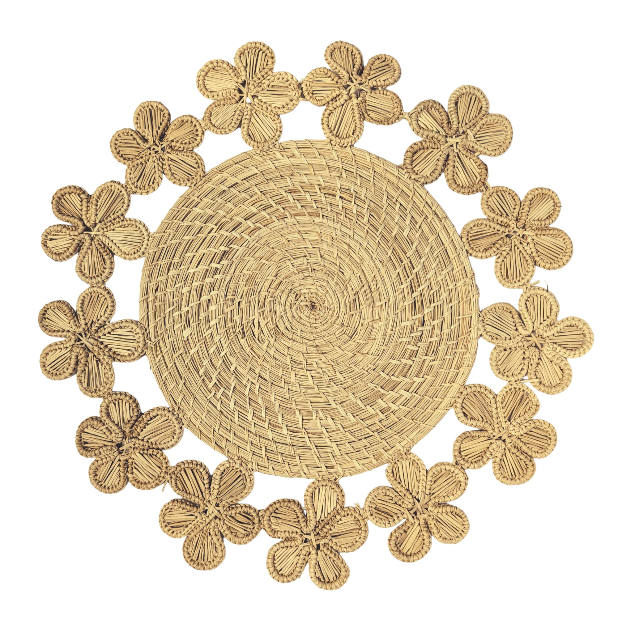 Plumeria Woven Placemat | Macondo Forever