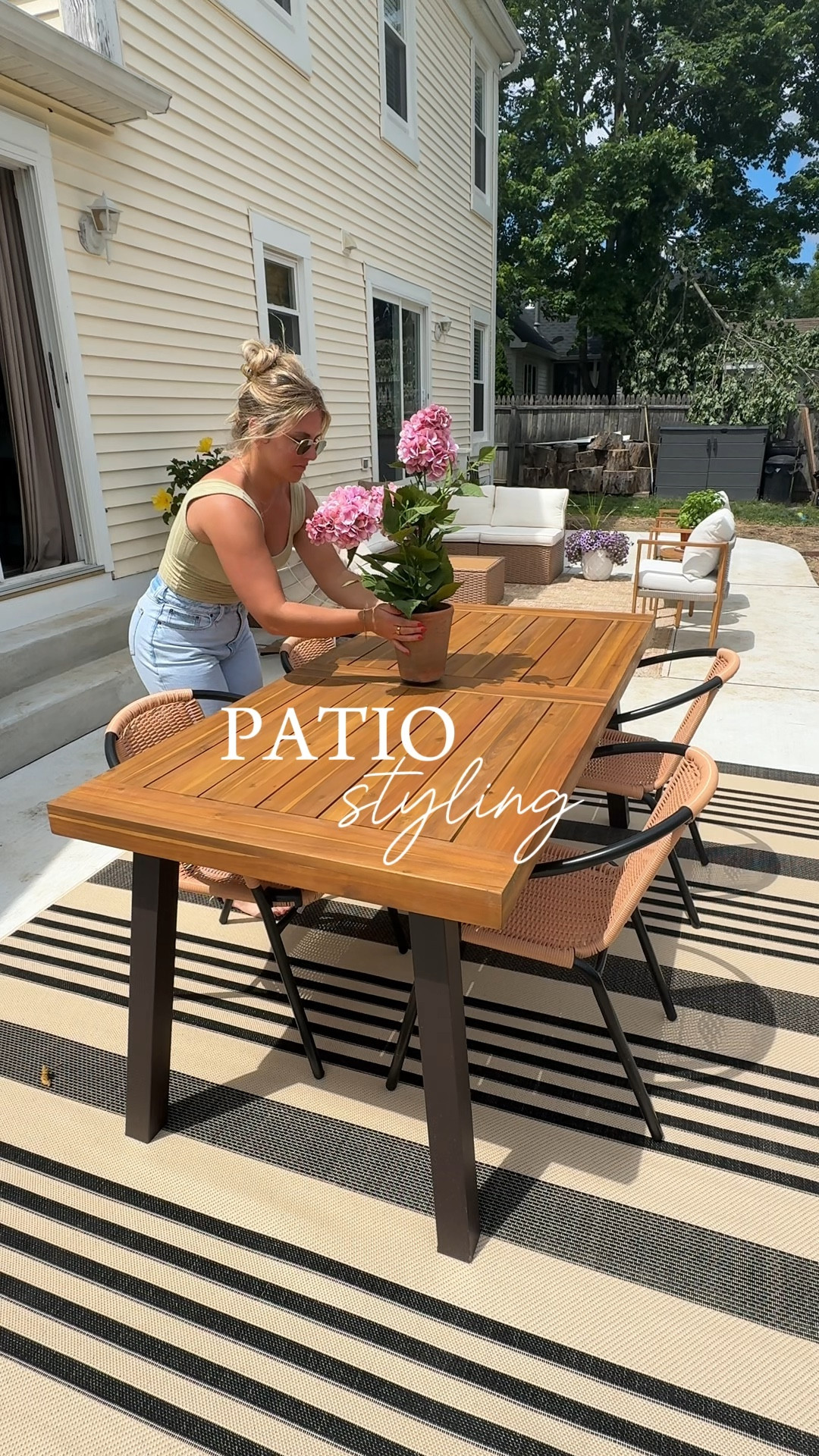 adding some gorgeous pieces + fun colors to this patio 🌷🪴✨


patio, patio furniture, patio styling, outdoor furniture, outdoor sectional, outdoor dining table, outdoor rug

#LTKSummerEdit #LTKHome #LTKSeasonal
