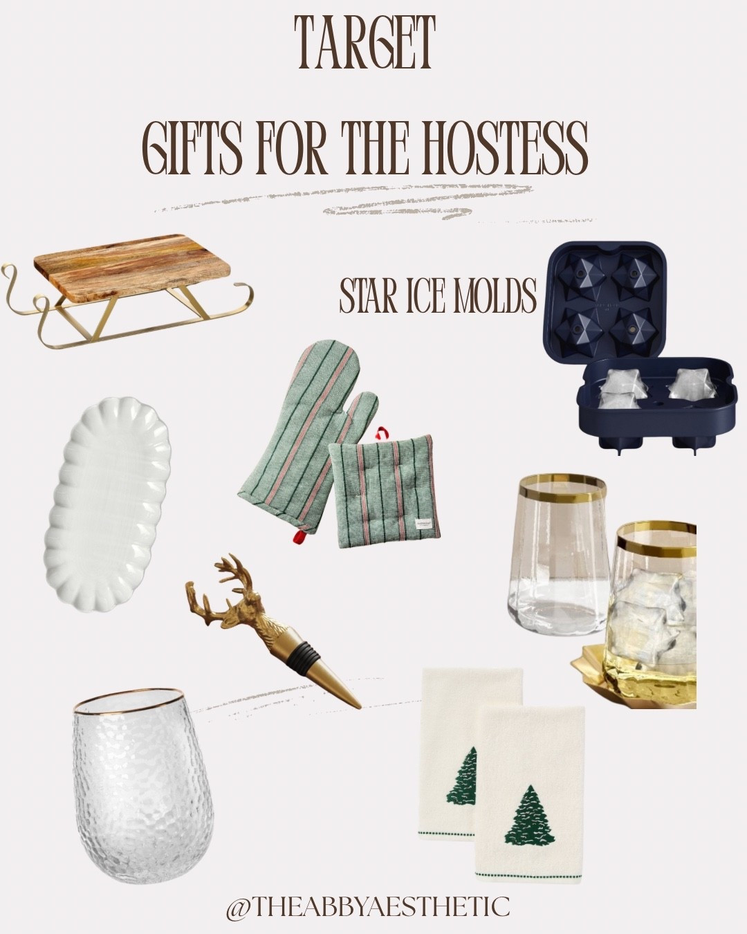Target gifts for the hostess! I’m in love with the sleigh! How cute would that be with a candle on your island? Soo many cute holiday hosting gifts this year! 

#LTKHome #LTKHoliday #LTKGiftGuide