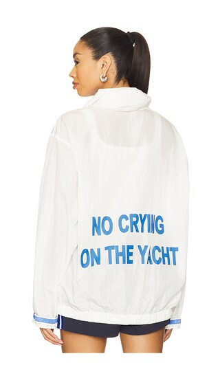 No Crying Windbreaker in White | Revolve Clothing (Global)