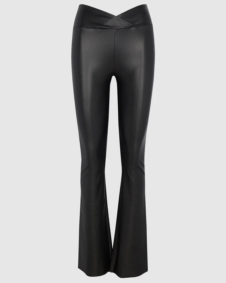 Splendid x Cella Jane Vegan Leather Flare Legging | Splendid