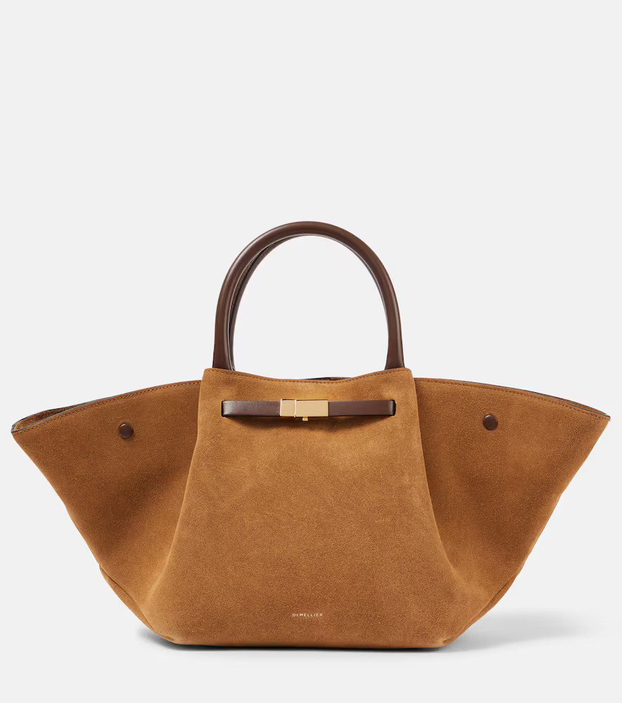 DeMellier New York Midi suede tote bag | Mytheresa (US/CA)