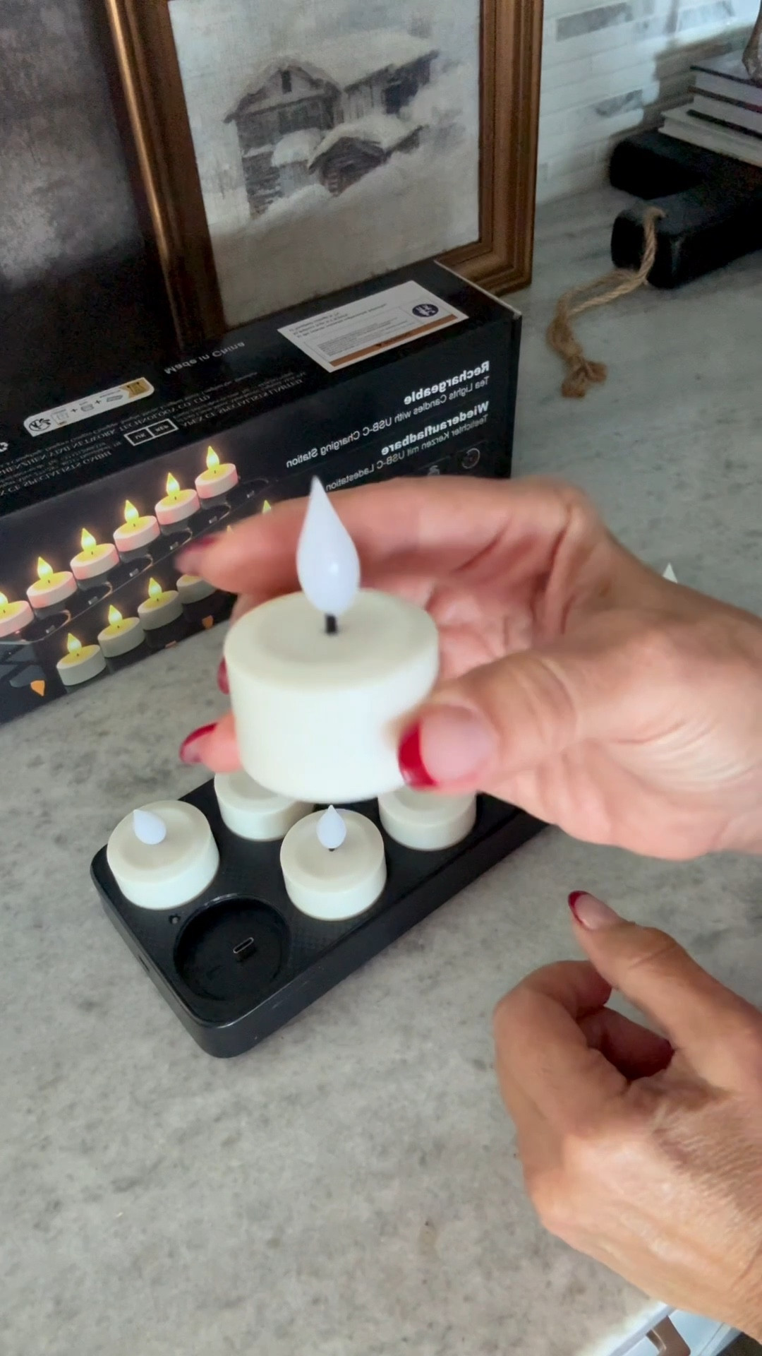 Flamelesss Tea Lights
Rechargeable tea lights, transitional home, modern decor, amazon find, amazon home, target home decor, mcgee and co, studio mcgee, amazon must have, pottery barn, Walmart finds, affordable decor, home styling, budget friendly, accessories, neutral decor, home finds, new arrival, coming soon, sale alert, high end look for less, Amazon favorites, Target finds, cozy, modern, earthy, transitional, luxe, romantic, home decor, budget friendly decor, Amazon decor #amazonhome



#LTKSeasonal #LTKHome #LTKHoliday