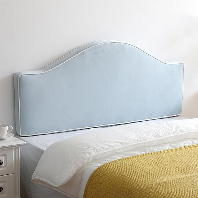 Curved Headboard Pillow Wall Mounted Headboard Reading Pillow,Wedge Upholstered Kid Headboard Sup... | Amazon (US)