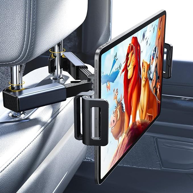 LISEN Tablet iPad Holder for Car Mount Headrest - iPad Car Holder Back Seat Travel Portable Car T... | Amazon (US)