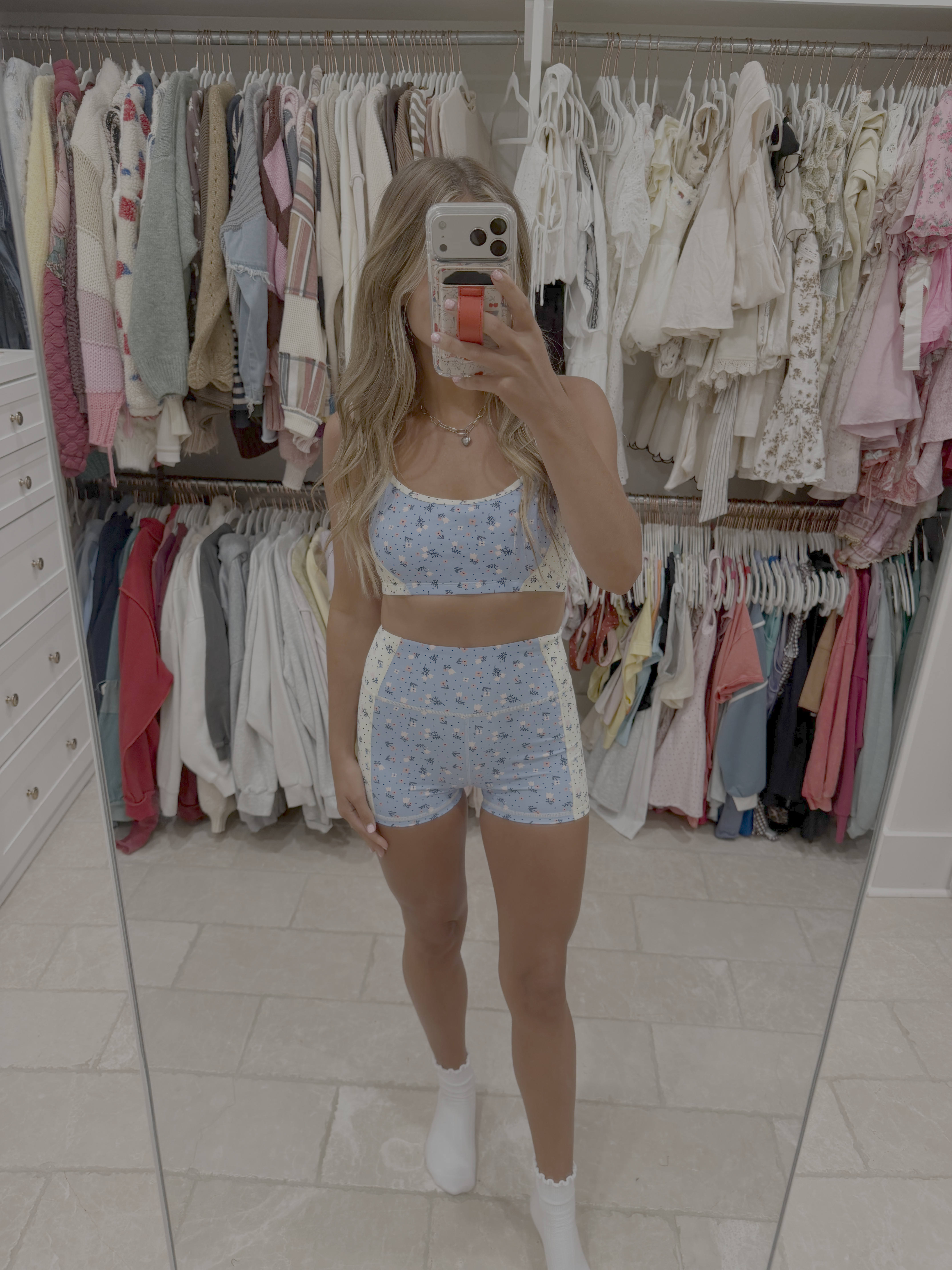cutest workout set 🌸 

 #LTKdayinmylife #LTKgrwm #LTKootd
