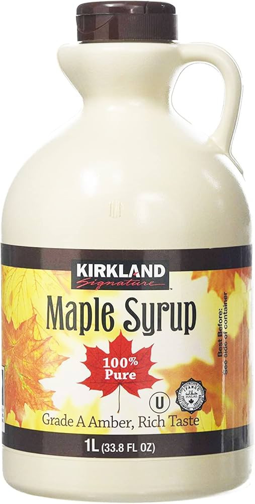 Kirkland Signature Canadian Maple Syrup - 1L - Grade A Amber | Amazon (UK)