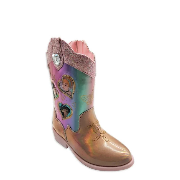 Disney Princess Glitter Cowgirl Boot (Toddler Girls) - Walmart.com | Walmart (US)