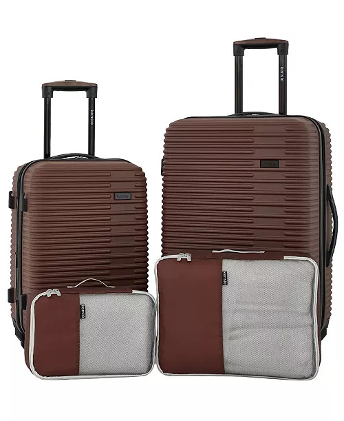Kensie Hillsboro Hardside Luggage Set, 4 Piece | Macy's