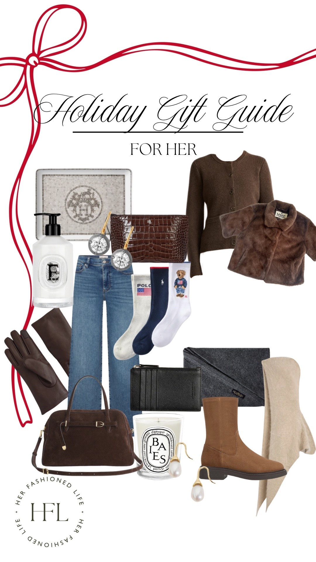 Gift Guide for Her ✨ #HolidayPicks #Gifts #Fashion #Accessories #Candles #Sweaters 