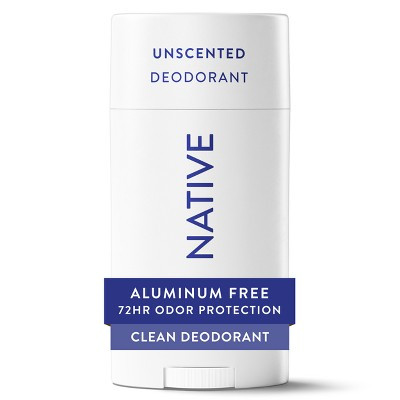 Native Solid Deodorant - Unscented - Aluminum-Free 2.65oz: Under Arm, Baking Soda-Free, Vegan, For Sensitive Skin | Target
