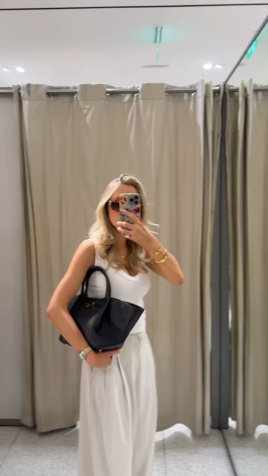 He nicest trousers for spring summer. You could dress these up or down. I love this oyster / grey shade. Paired with black thong sandals and a v neck vest

#LTKuk #LTKspring
