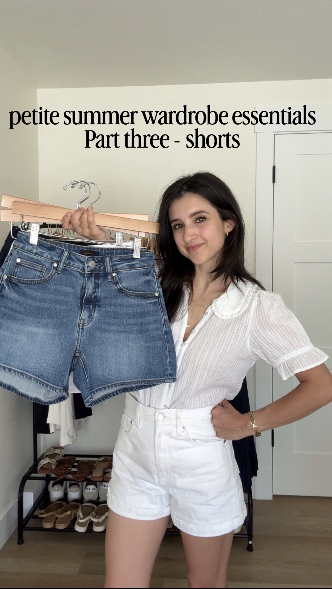 Petite summer wardrobe part three! 
Shorts

1. Pistola size 24, if you’re in between sizes you could size down but I stayed tts , they shrink a little in the dryer! 

2. Quince , I actually sized up to a 25! I do recommend sizing up for a comfier fit. 

3. The lodge linen short, XXS , I sized down! These run looser so sizing down gave me the perfect fit! 

4. Effortless linen blend short, wearing size 0! To me, these feel they run true to size! 

5. Petite studio linen shorts- XXS , run a little roomy around thighs, but could have gone with an XS for a more comfortable fit around my waist!

#LTKSaleAlert #LTKPetite #LTKootd