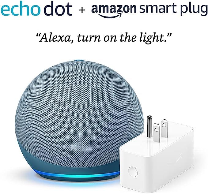 Echo Dot (4th Gen) + Amazon Smart Plug | Twilight Blue | Amazon (US)