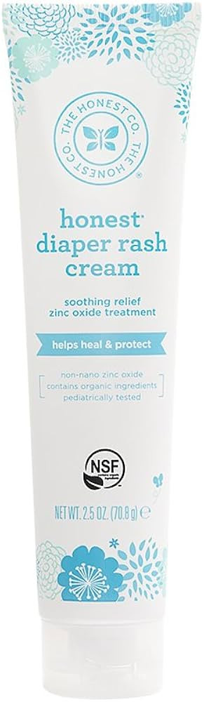 The Honest Company Diaper Rash Cream with Organic Shea Butter, Jojoba, Tamandua & Coconut Oil | O... | Amazon (US)