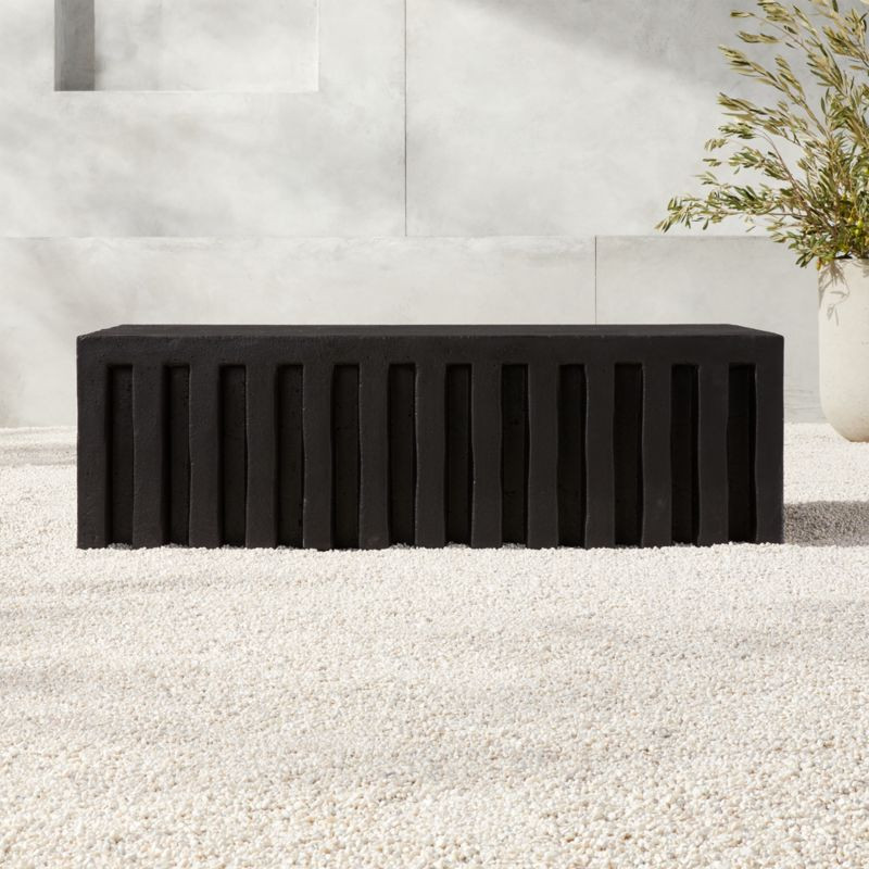 Mikos Black Coffee Table | CB2 | CB2