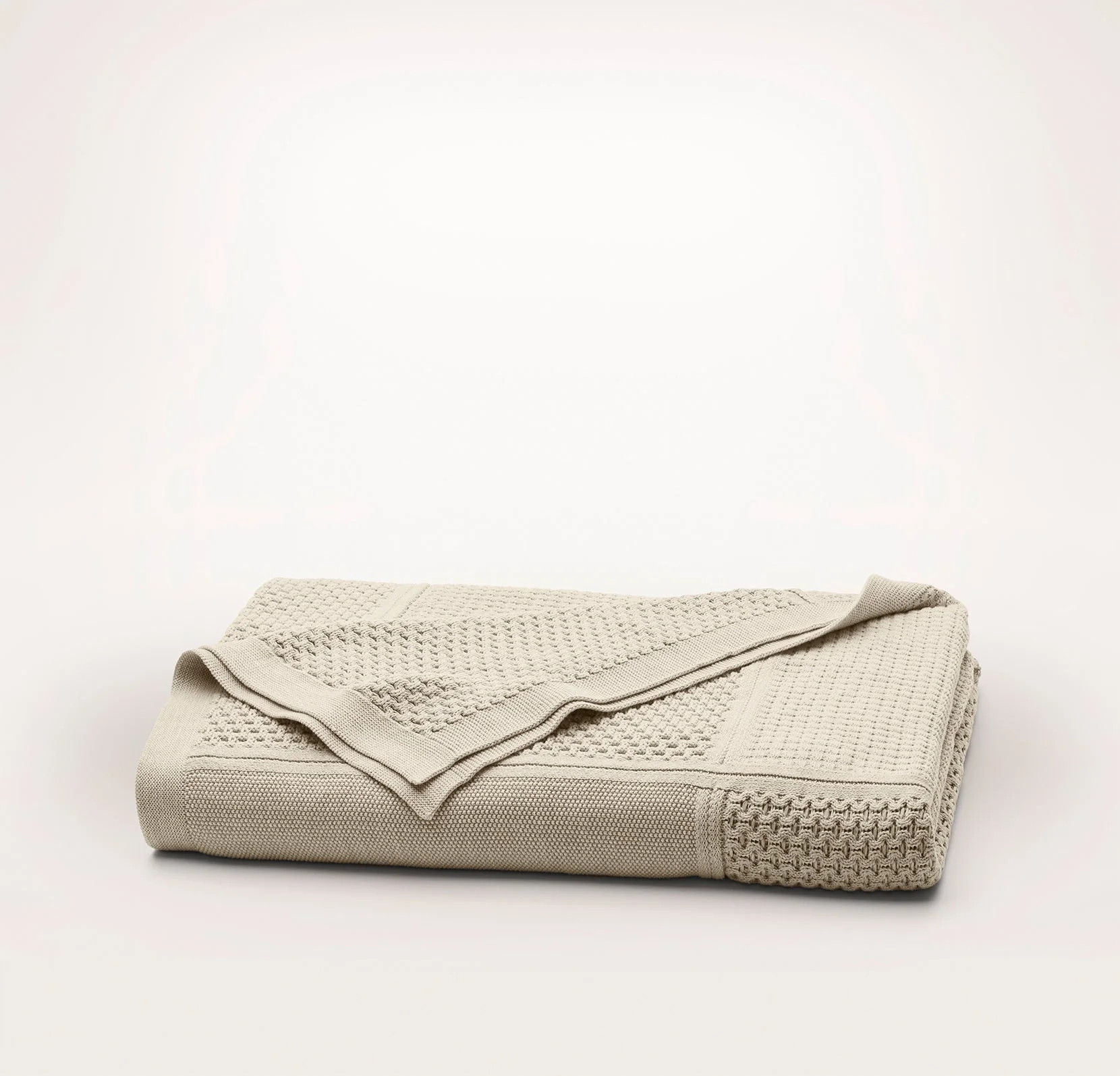 Mosaic Knit Throw Blanket | Boll & Branch