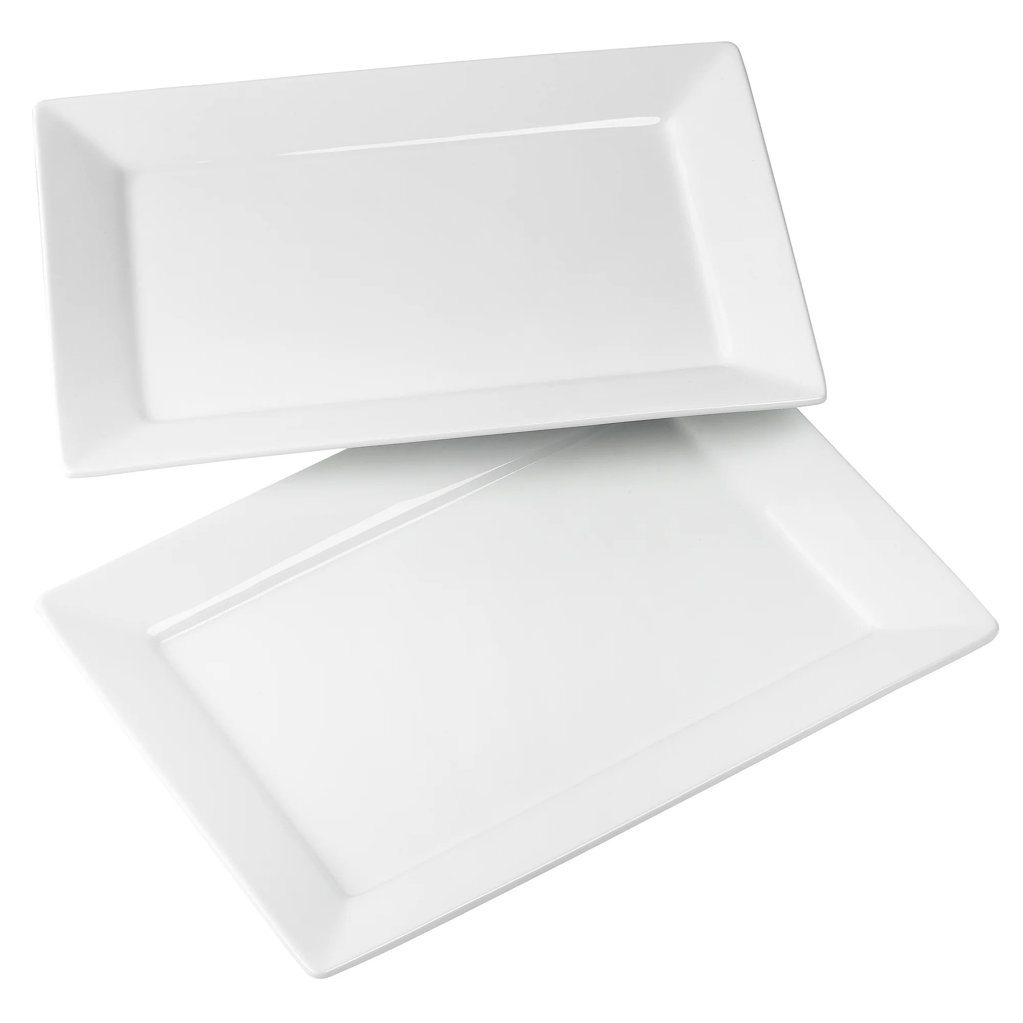 Better Homes & Gardens Porcelain Rectangle Platter Set of 2 | Walmart (US)