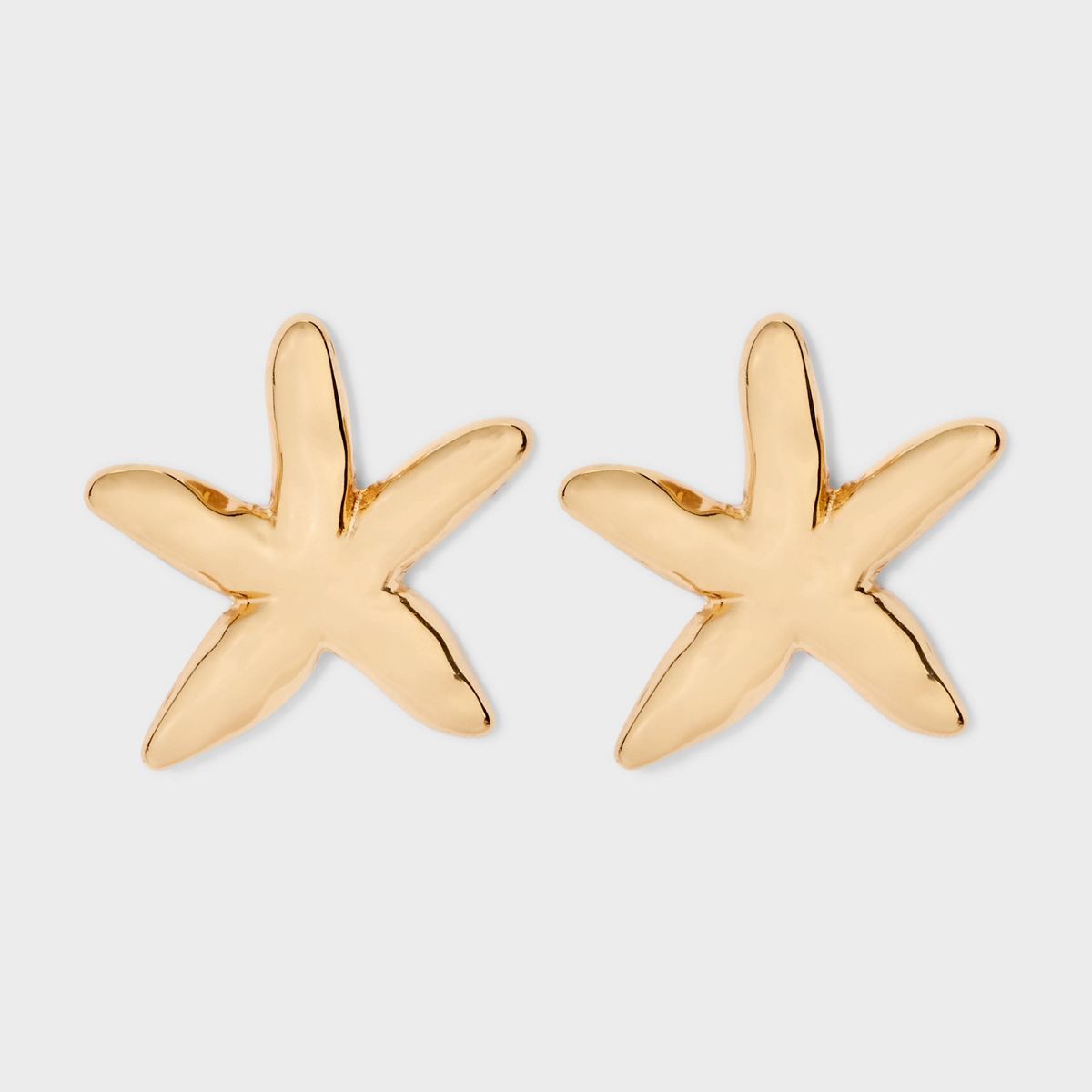 Starfish Post Earrings - A New Day™ Gold | Target