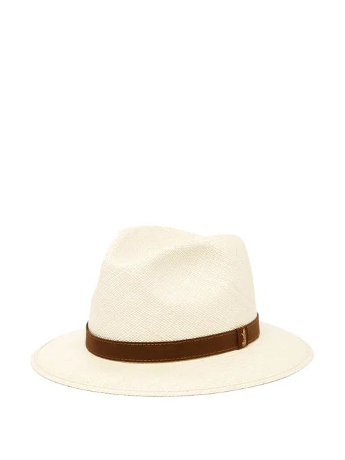 Borsalino - Country Straw Panama Hat - Mens - Beige | Matches (US)