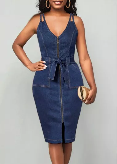 Rotita on sale denim dress