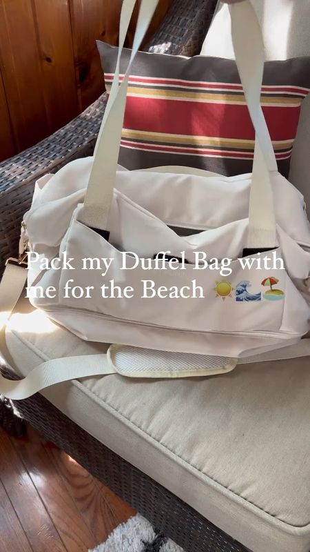 My duffel bag is on sale rn, amazon finds, beach essentials, travel bag 

#LTKItBag #LTKVideo #LTKSaleAlert