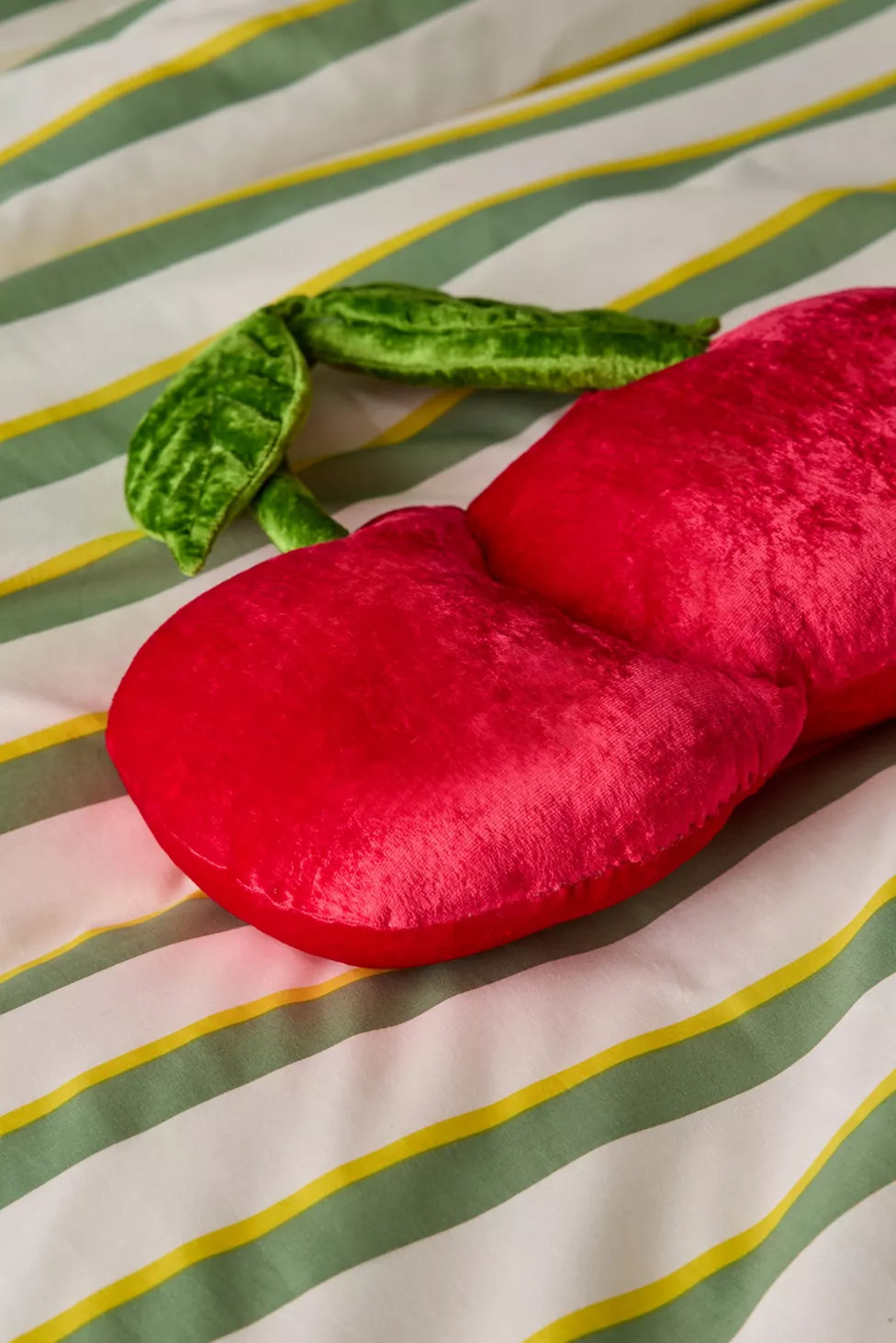 Fruit Shaped Velvet Throw Pillow | Urban Outfitters (US and RoW)