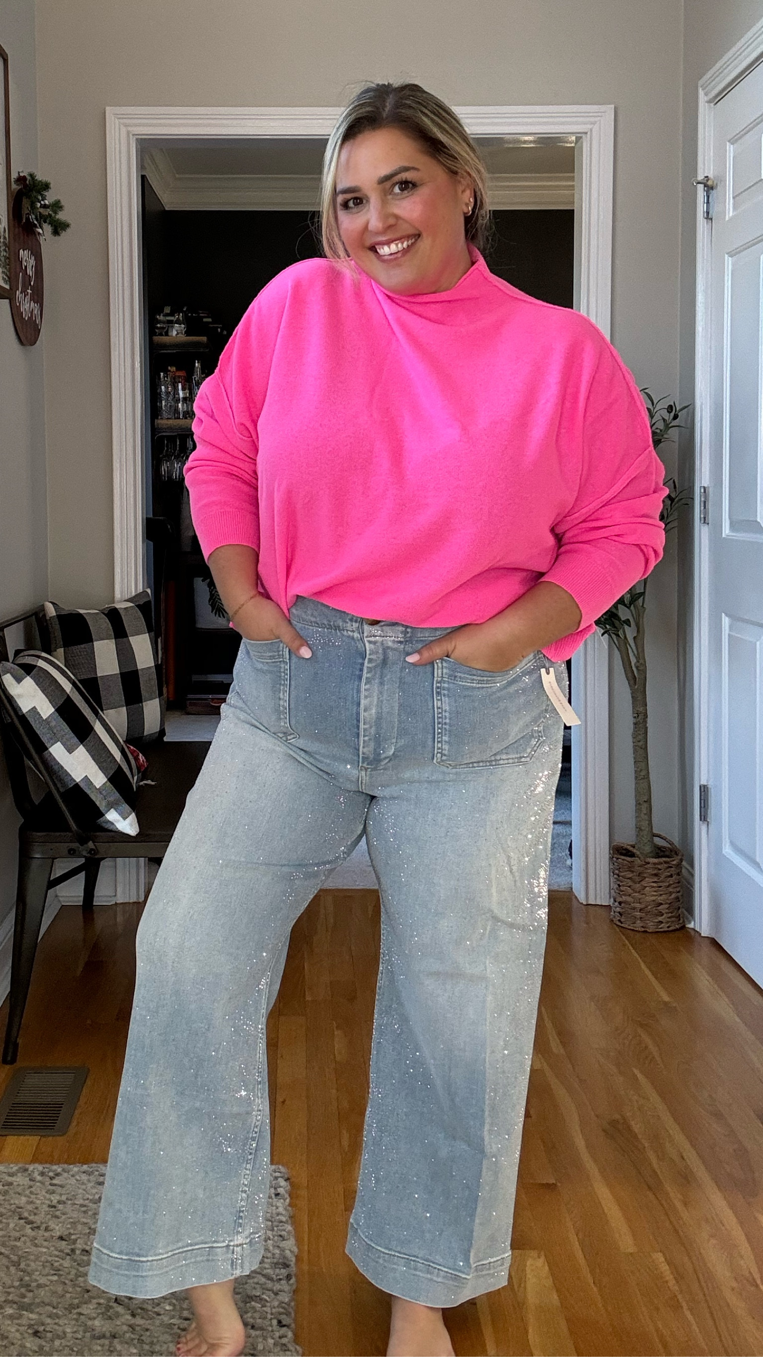 Anthro sale! 30% off your cart. I’m in XL sweater and wish I did the large. Denim are 34 R and I’m 5’4!

#LTKSaleAlert #LTKStyleTip #LTKMidsize