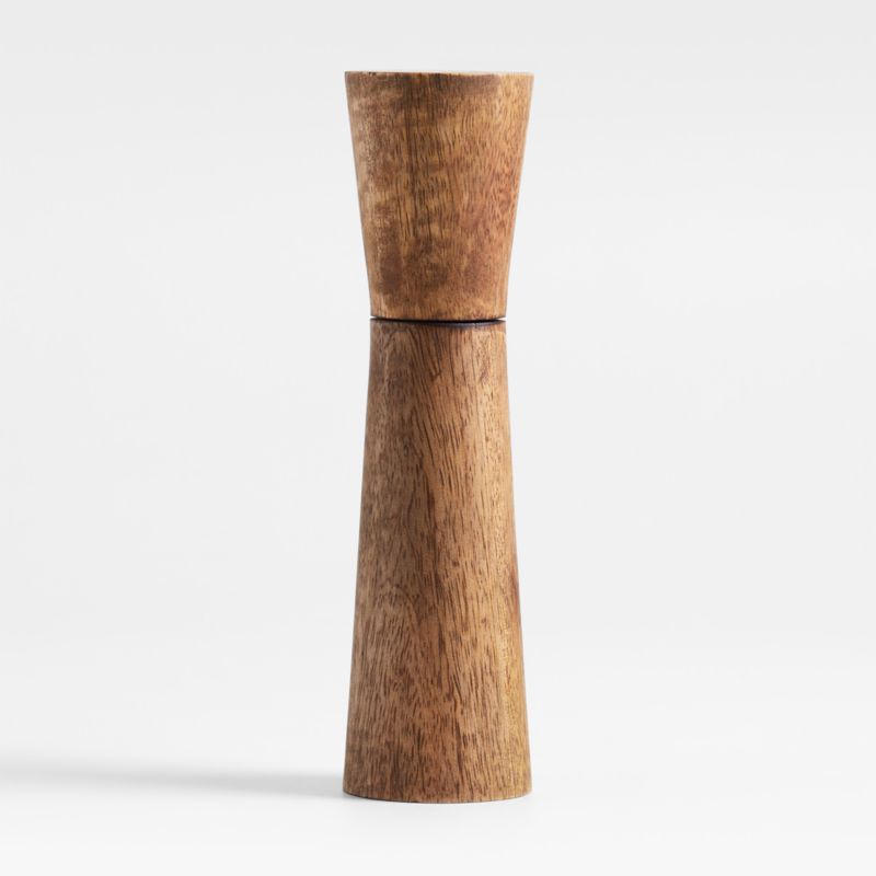 Calistoga Mango Wood Salt Mill by Gaby Dalkin | Crate & Barrel | Crate & Barrel